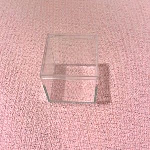 Clear acrylic display cube